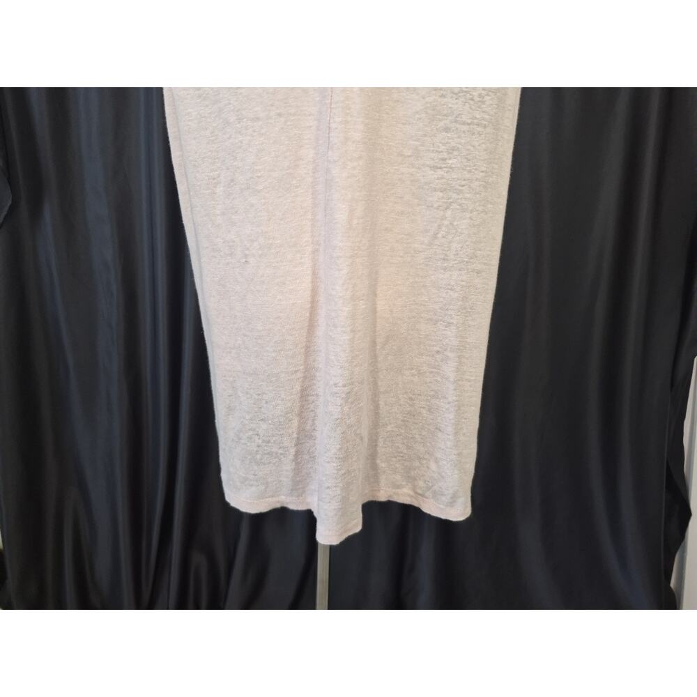 Sundance Mabel Linen Pink Tank Top Large - Picture 8 of 9